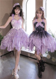 Midsummer Wisteria - Classic Sweet Lolita JSK and Hat