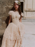 LaceMade -White Psalm- Palace Princess Retro Vintage Prom Birthday Party Casual Lolita Dress