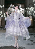 Luuvica -Misty Jasmine- Elegant Embroidery Classic Qi Lolita Dress Full Set
