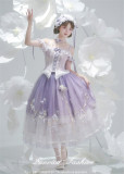 Luuvica -Misty Jasmine- Elegant Embroidery Classic Qi Lolita Dress Full Set