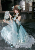 Luuvica -Misty Jasmine- Elegant Embroidery Classic Qi Lolita Dress Full Set