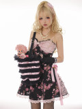Evil Tooth -Princess of the Roses- Retro Japanese Princess Doll Cute Sweet Gyaruo Ganguro Kawaii Dress
