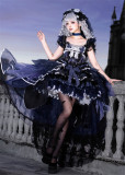 FelinaeCookieLolita -Glittering Night Swan- Classic Sweet Lolita JSK Full Set