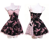 Evil Tooth -Princess of the Roses- Retro Japanese Princess Doll Cute Sweet Gyaruo Ganguro Kawaii Dress