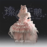FelinaeCookieLolita -Glittering Night Swan- Classic Sweet Lolita JSK Full Set