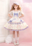 Flowers and Pearl Box -Moon and Star Dream- Cute Sweet Lolita JSK, OP Dress and Blouse