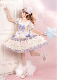Flowers and Pearl Box -Moon and Star Dream- Cute Sweet Lolita JSK, OP Dress and Blouse