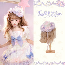 Flowers and Pearl Box -Moon and Star Dream- Cute Sweet Lolita Hairclip, Headbow and Hat