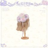Flowers and Pearl Box -Moon and Star Dream- Cute Sweet Lolita Hairclip, Headbow and Hat
