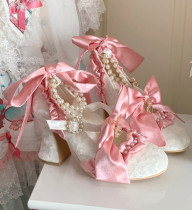 Ribbon Melody - Tea Party Princess Wedding Elegant Retro Classic Lolita Shoes