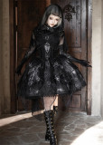Yinluofu -Skeleton Dragon- Gothic Lolita JSK Full Set