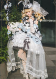 HinanaQueena -Alice's Gala Night- Gorgeous Amusement Park Birthday Party Classic Princess Tea Party Lolita JSK and Accessories
