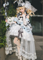 HinanaQueena -Alice's Gala Night- Gorgeous Amusement Park Birthday Party Classic Princess Tea Party Lolita JSK and Accessories