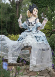 HinanaQueena -Alice's Gala Night- Gorgeous Amusement Park Birthday Party Classic Princess Tea Party Lolita JSK and Accessories