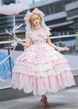 HinanaQueena -Frosted Star Glow- Elegant Gorgeous Birthday Party Sweet Princess Tea Party Lolita JSK and Accessories