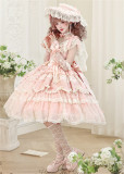 HinanaQueena -Frosted Star Glow- Elegant Gorgeous Birthday Party Sweet Princess Tea Party Lolita JSK and Accessories