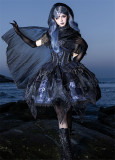 Yinluofu -Skeleton Dragon- Gothic Lolita JSK Full Set