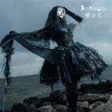 Yinluofu -Skeleton Dragon- Gothic Lolita JSK Full Set