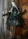 Yinluofu -Skeleton Dragon- Gothic Lolita JSK Full Set