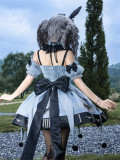 Unknown Star -The Clock Rabbit's Card Game- Sweet Gothic Lolita Dress Set