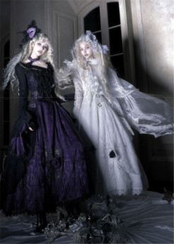 Manor Heiress - Embroidered Gothic Lolita OP Dress