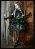 Yinluofu -Skeleton Dragon- Gothic Lolita JSK Full Set