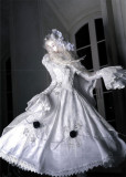 Manor Heiress - Embroidered Gothic Lolita OP Dress