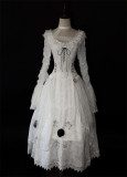 Manor Heiress - Embroidered Gothic Lolita OP Dress