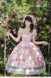 Honey Machine -Deer Park- Pink Sweet Classic Lolita JSK and Accessories