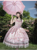 Honey Machine -Deer Park- Pink Sweet Classic Lolita JSK and Accessories