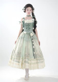 UnicornWings -Misty Mountain Jasmine- Elegant Classic Lolita Dress Set