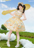 B.Dolly -Pineapple Soda- Sweet Lolita JSK, Apron and Accessories