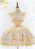 B.Dolly -Pineapple Soda- Sweet Lolita JSK, Apron and Accessories