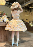B.Dolly -Pineapple Soda- Sweet Lolita JSK, Apron and Accessories