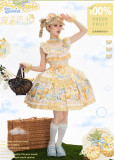 B.Dolly -Pineapple Soda- Sweet Lolita JSK, Apron and Accessories
