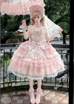 Rose Promise - Birthday Party Sweet Princess Tea Party Lolita JSK Set