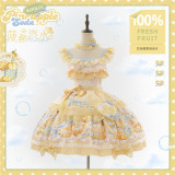 B.Dolly -Pineapple Soda- Sweet Lolita JSK, Apron and Accessories