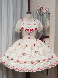 Sweet Berry Tea Party - Cute Sweet Lolita JSK, OP Dress and Accessories