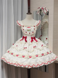 Sweet Berry Tea Party - Cute Sweet Lolita JSK, OP Dress and Accessories