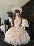 Misty Pears and Crabapples - Sweet Princess Lolita JSK, Bonnet and A Back Bow Tailing