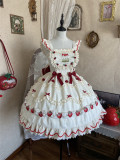 Sweet Berry Tea Party - Cute Sweet Lolita JSK, OP Dress and Accessories