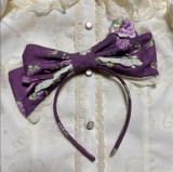 TwilightCrush -Grape Pastoral- Sweet Casual Simple Daily Lolita Accessories