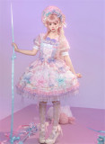 Flowers and Pearl Box -Little Twin Stars- Gorgeous Sweet Lolita OP Dress, JSK, Blouse and Accessories