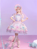 Flowers and Pearl Box -Little Twin Stars- Gorgeous Sweet Lolita OP Dress, JSK, Blouse and Accessories