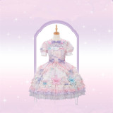 Flowers and Pearl Box -Little Twin Stars- Gorgeous Sweet Lolita OP Dress, JSK, Blouse and Accessories