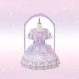 Flowers and Pearl Box -Little Twin Stars- Gorgeous Sweet Lolita OP Dress, JSK, Blouse and Accessories