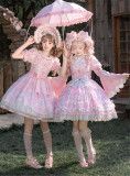 Flowers and Pearl Box -My Melody- Gorgeous Embroidered Sweet Lolita OP Dress, JSK and Accessories