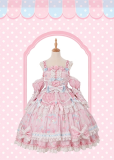 Flowers and Pearl Box -My Melody- Gorgeous Embroidered Sweet Lolita OP Dress, JSK and Accessories