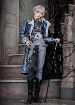 YourHighness -Wings of Silver- European Retro Style Prince Ouji Lolita Jacket Coat, Blouse, Pants, Cape and Accessories