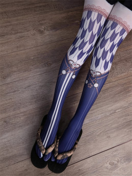 Red Maria -Taisho Roman- Japanese Wa Lolita Tights